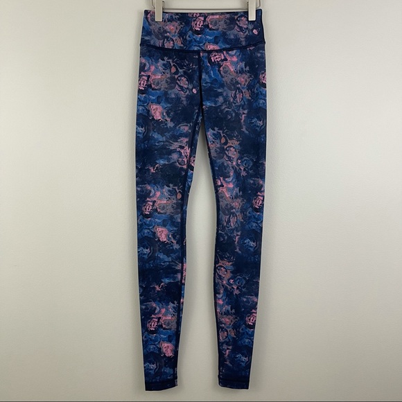 LULULEMON Wunder Under Full-On Luon Moody Mirage Rose Printed Leggings - Picture 4 of 16